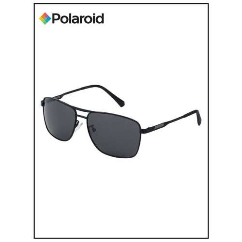 мужские солнцезащитные очки polaroid, черные