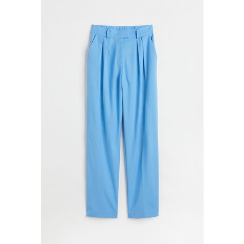 женские классические брюки h&m, синие