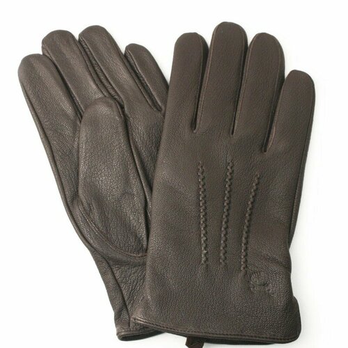 мужские кожаные перчатки ploneer, коричневые