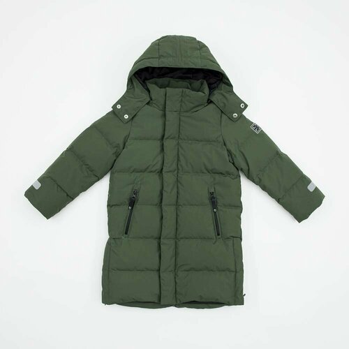 легкие куртка котофей для мальчика, зеленая