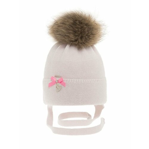 шапка mialt для девочки, розовая