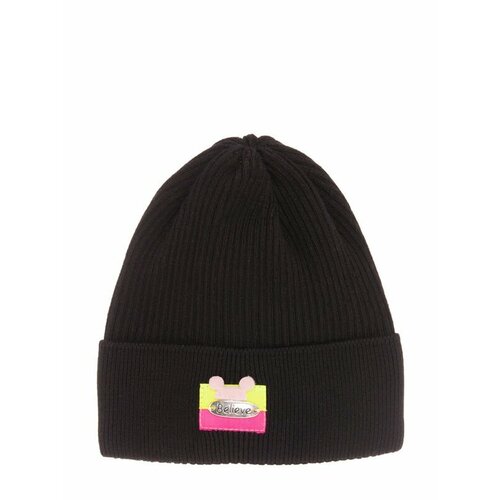 шапка mialt для девочки, черная