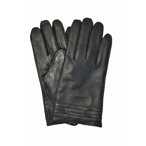 мужские кожаные перчатки falner, черные