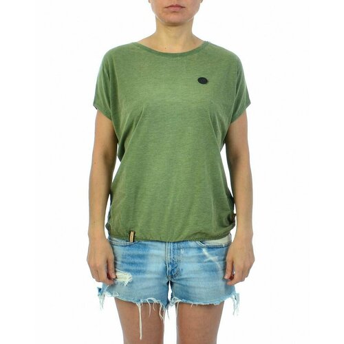 женская футболка с коротким рукавом naketano, зеленая
