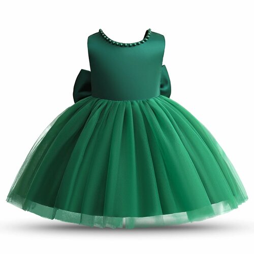 платье nnjxd для девочки, зеленое