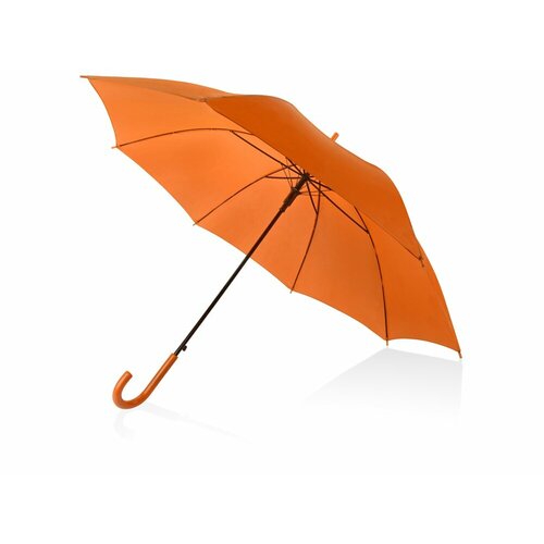 женский зонт-трости no name, оранжевый