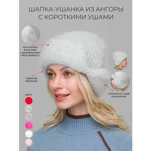 женская вязаные шапка o’sofi, белая