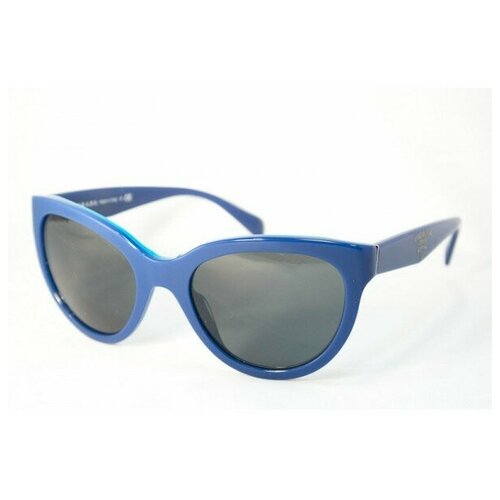 женские солнцезащитные очки кошачьи глаза prada, синие