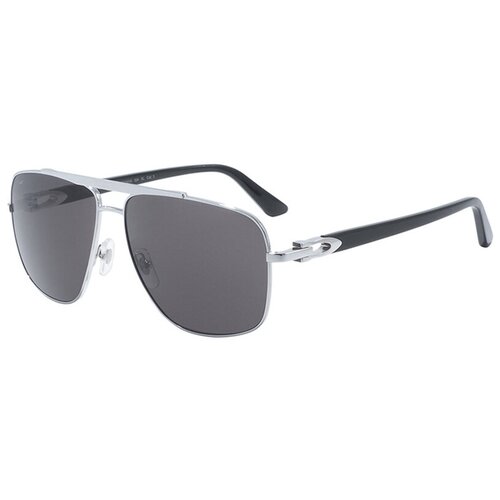 солнцезащитные очки cartier, серебряные