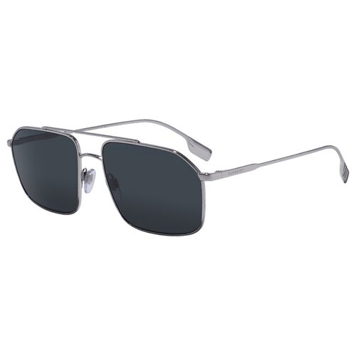 солнцезащитные очки burberry, серебряные