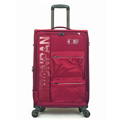 чемодан mironpan, бордовый