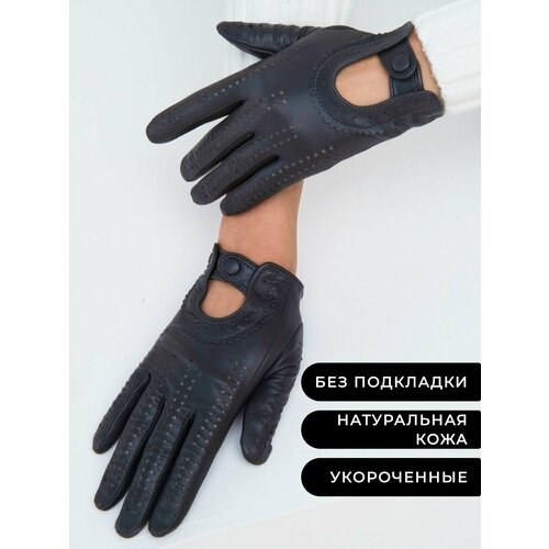 женские кожаные перчатки chansler, серые