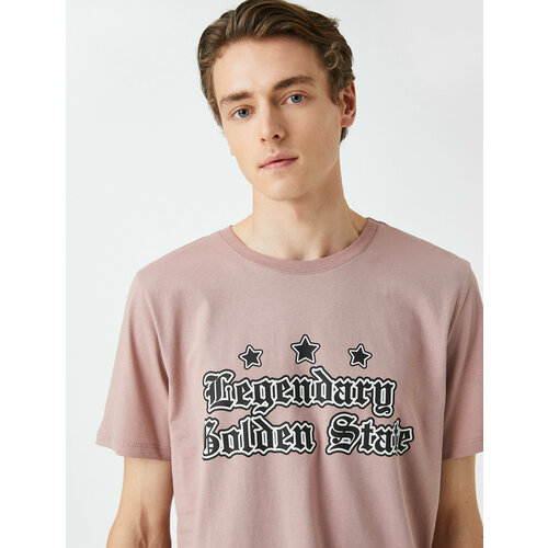 мужская спортивные футболка koton, розовая