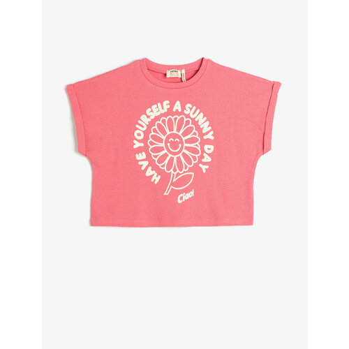 спортивные футболка koton для мальчика, розовая