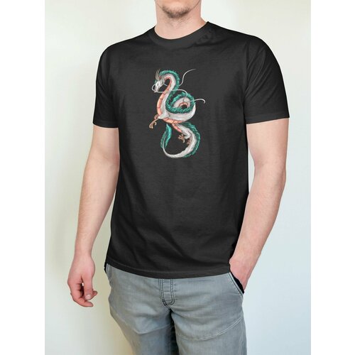 мужская футболка с круглым вырезом креатиум, черная