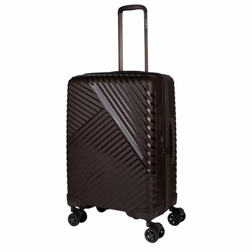 чемодан eberhart, коричневый