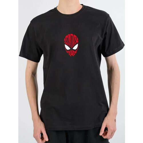мужская футболка с круглым вырезом yoha print, черная