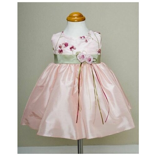 вязаные платье kids dream для девочки, розовое