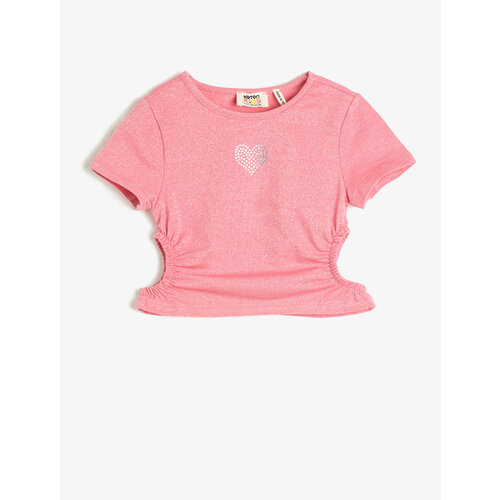 спортивные футболка koton для девочки, розовая