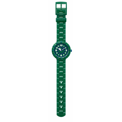 часы flik flak, зеленые