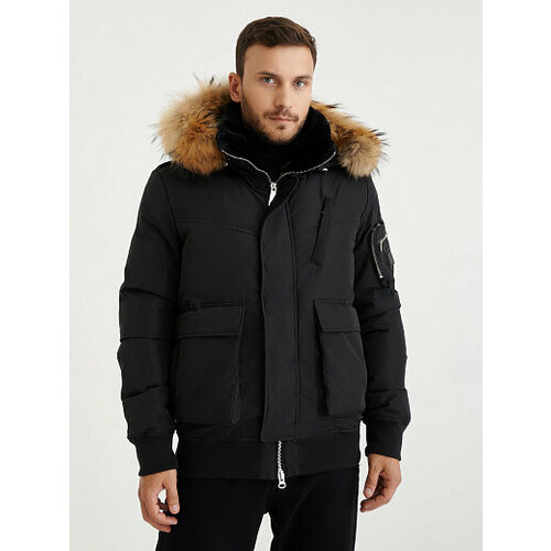 мужская короткие куртка scanndi finland, черная