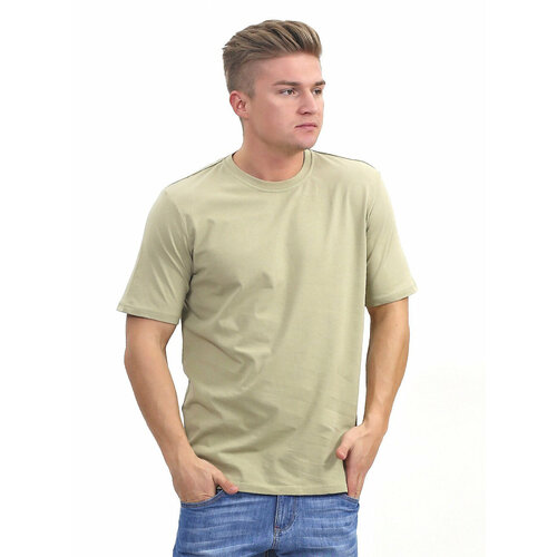 мужская футболка с коротким рукавом clever, бежевая