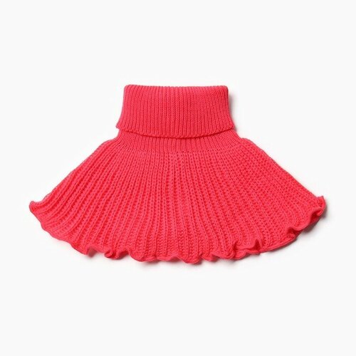 шарф мегашапка для девочки, розовый