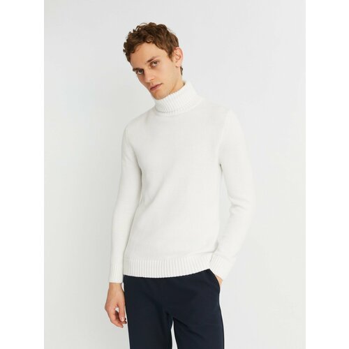 мужской свитер удлиненные zolla, белый