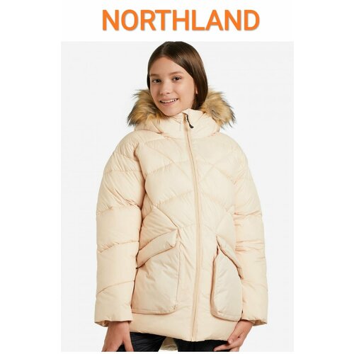 куртка northland professional для девочки, бежевая