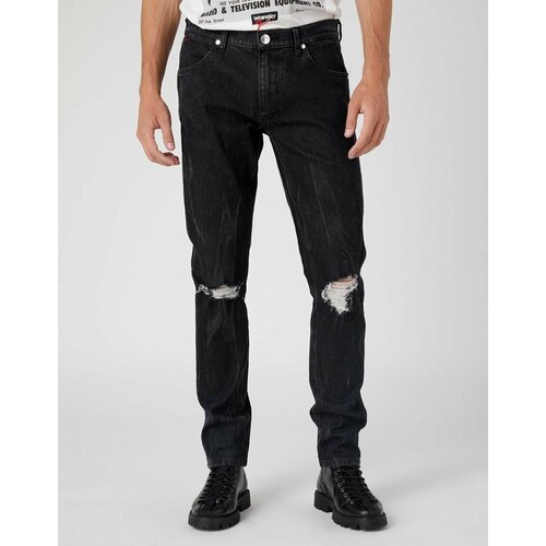 мужские джинсы wrangler, черные