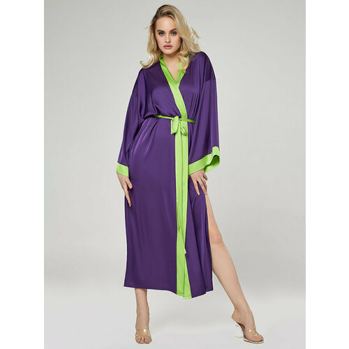 женский халат alza, фиолетовый