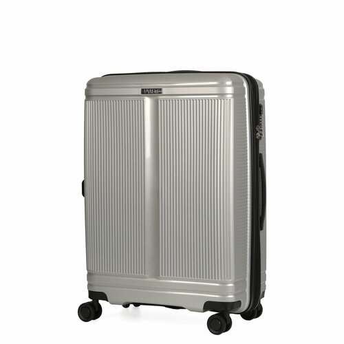 мужской чемодан fabretti, серебряный
