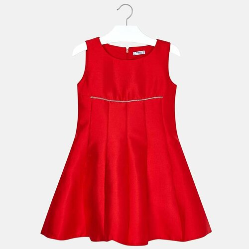 нарядные платье mayoral для девочки, красное