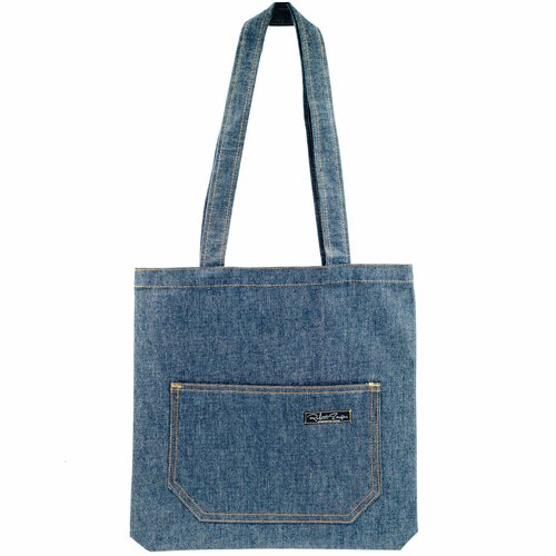 женская сумка-шоперы самозанятый вартанов р. ю, голубая
