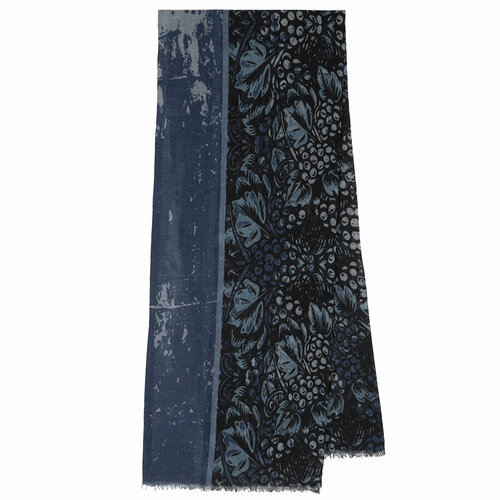 мужской шерстяные шарф павловопосадская платочная мануфактура, коричневый
