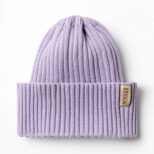 женская вязаные шапка promarket, фиолетовая