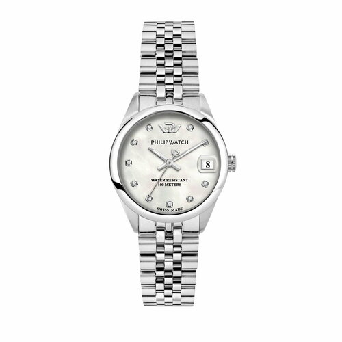 женские часы philip watch, серебряные