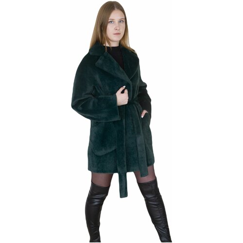 женское пальто 365 clothes, зеленое
