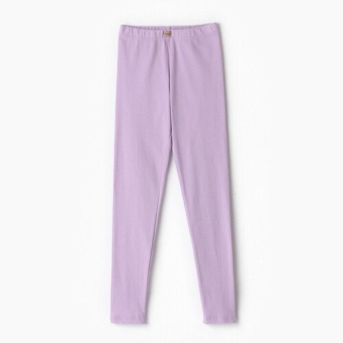 брюки с брюками minaku для девочки, лиловые