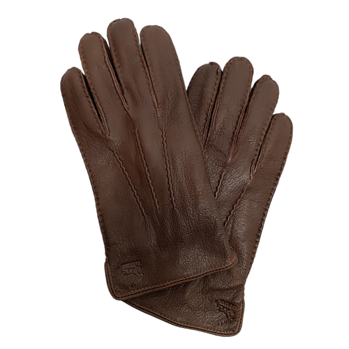 мужские кожаные перчатки farelboss, коричневые