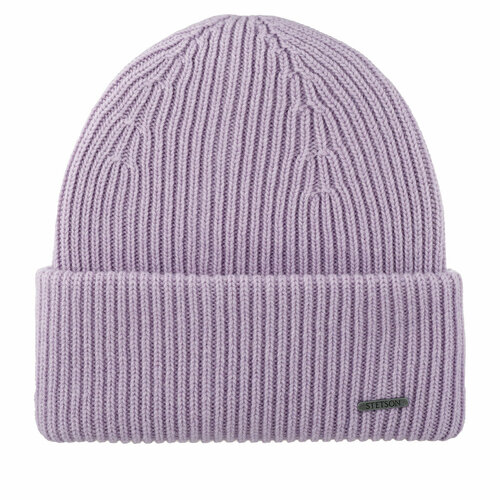 мужская вязаные шапка stetson, фиолетовая