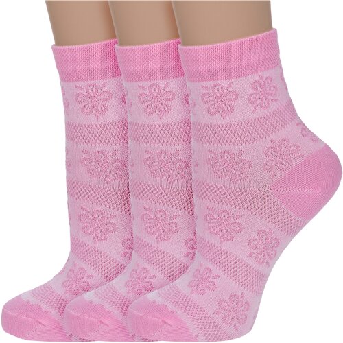 женские носки альтаир, розовые
