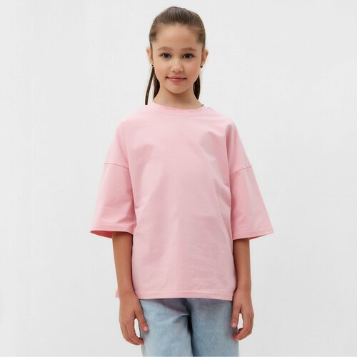 футболка promarket для девочки, розовая