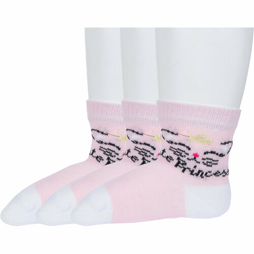 носки борисоглебский трикотаж для девочки, розовые