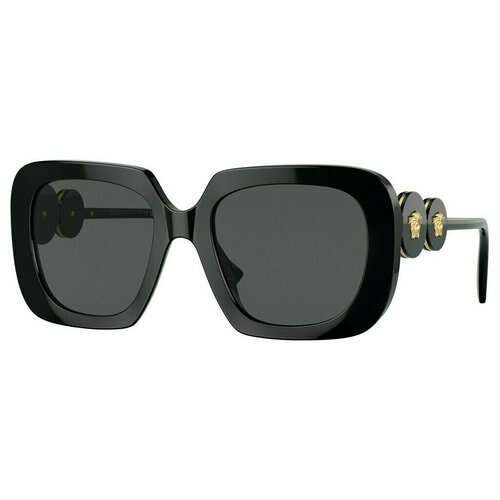 женские солнцезащитные очки versace, черные