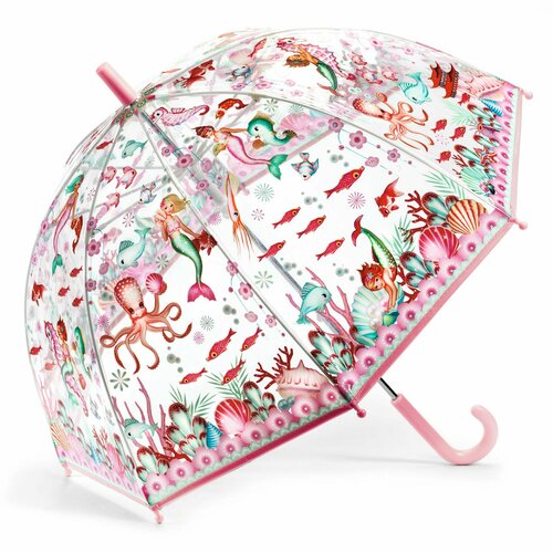 зонт djeco для девочки, розовый