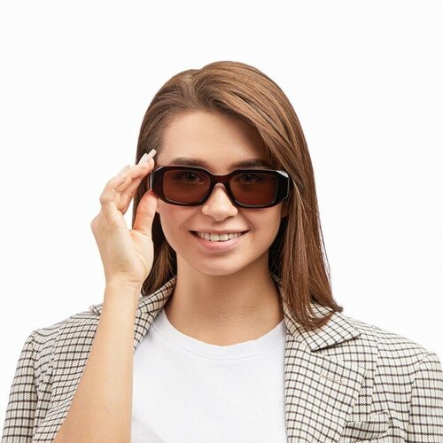женские солнцезащитные очки onesun, коричневые