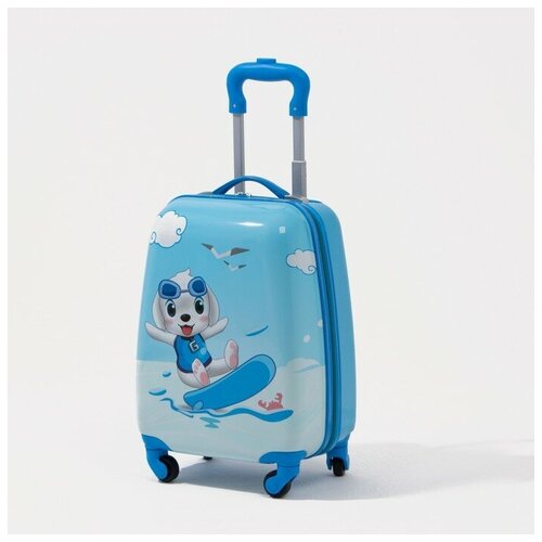 женский чемодан dreammart, голубой