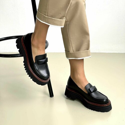 женские туфли evromoda, черные