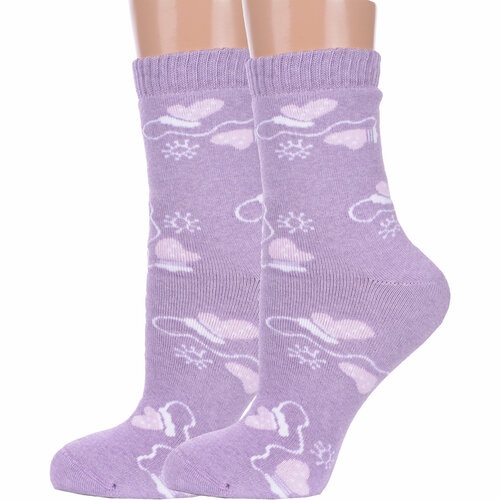 женские носки брестские, фиолетовые
